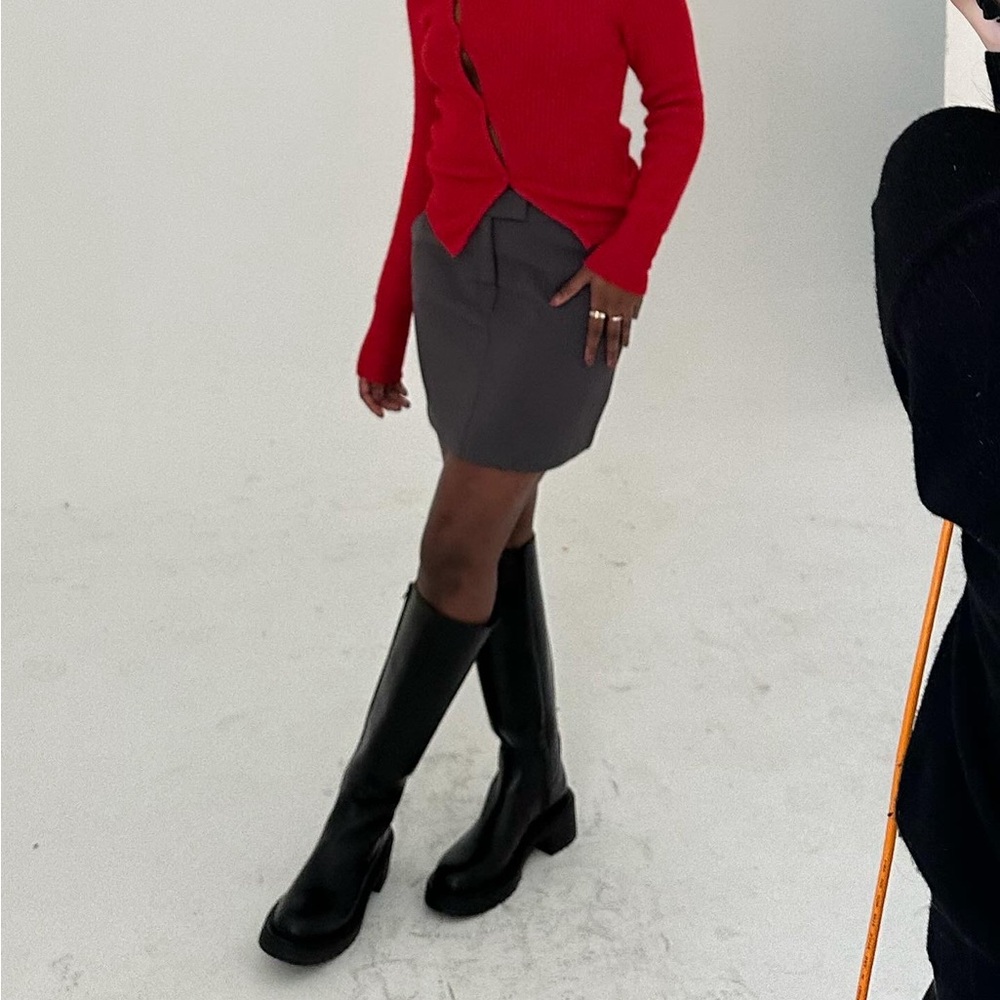NEW Zara Leather Boots - 9